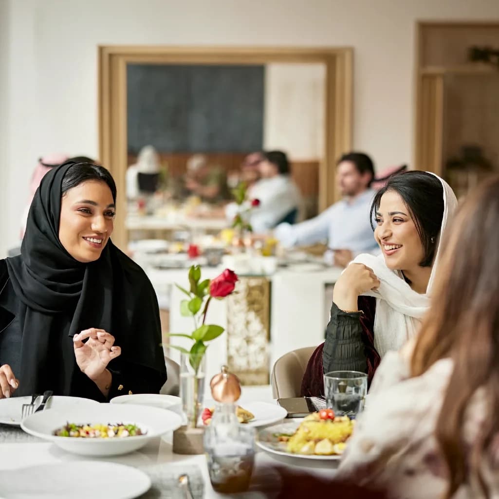 Dining & gathering at Azizi Florence