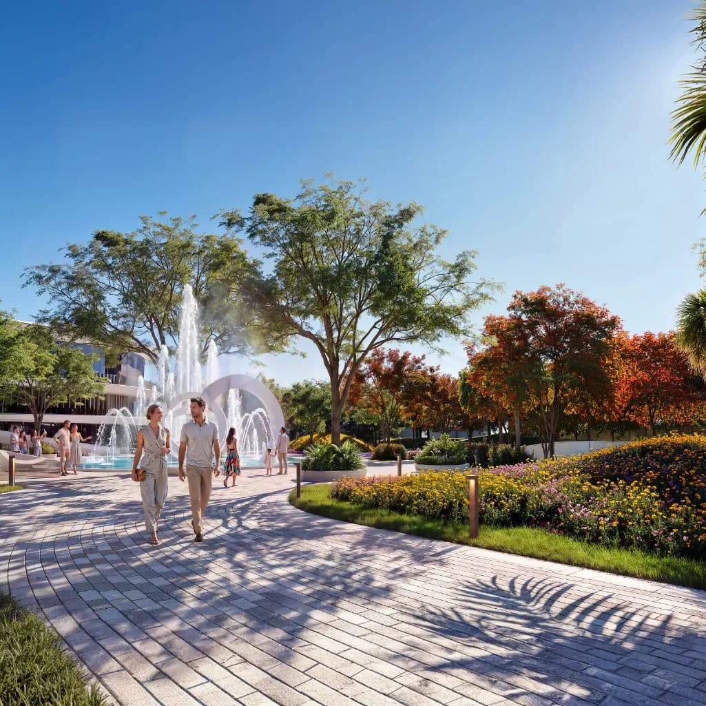 Fountains & leisure at Azizi Florence