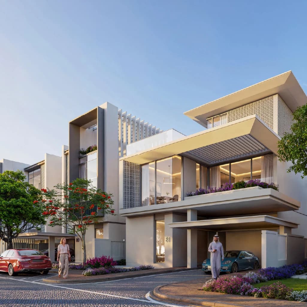 4-Bedroom Villa exterior at Azizi Florence